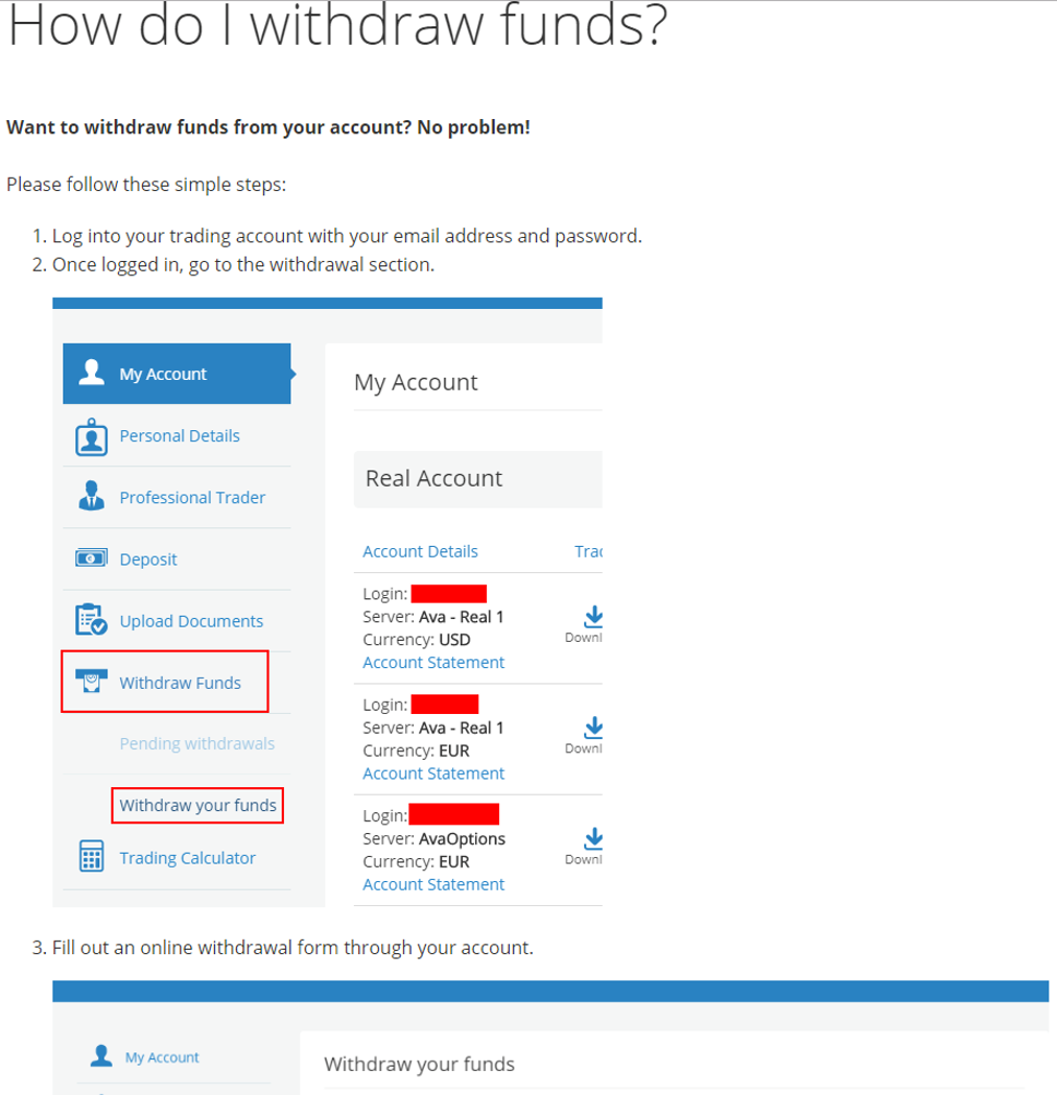 AvaTrade Retiros AvaTrade Retiros